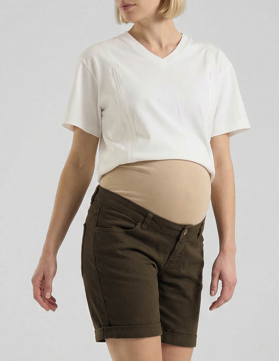'short/bermuda maternidad' 'de' gabardina 'short/bermuda maternidad' 'de' gabardina