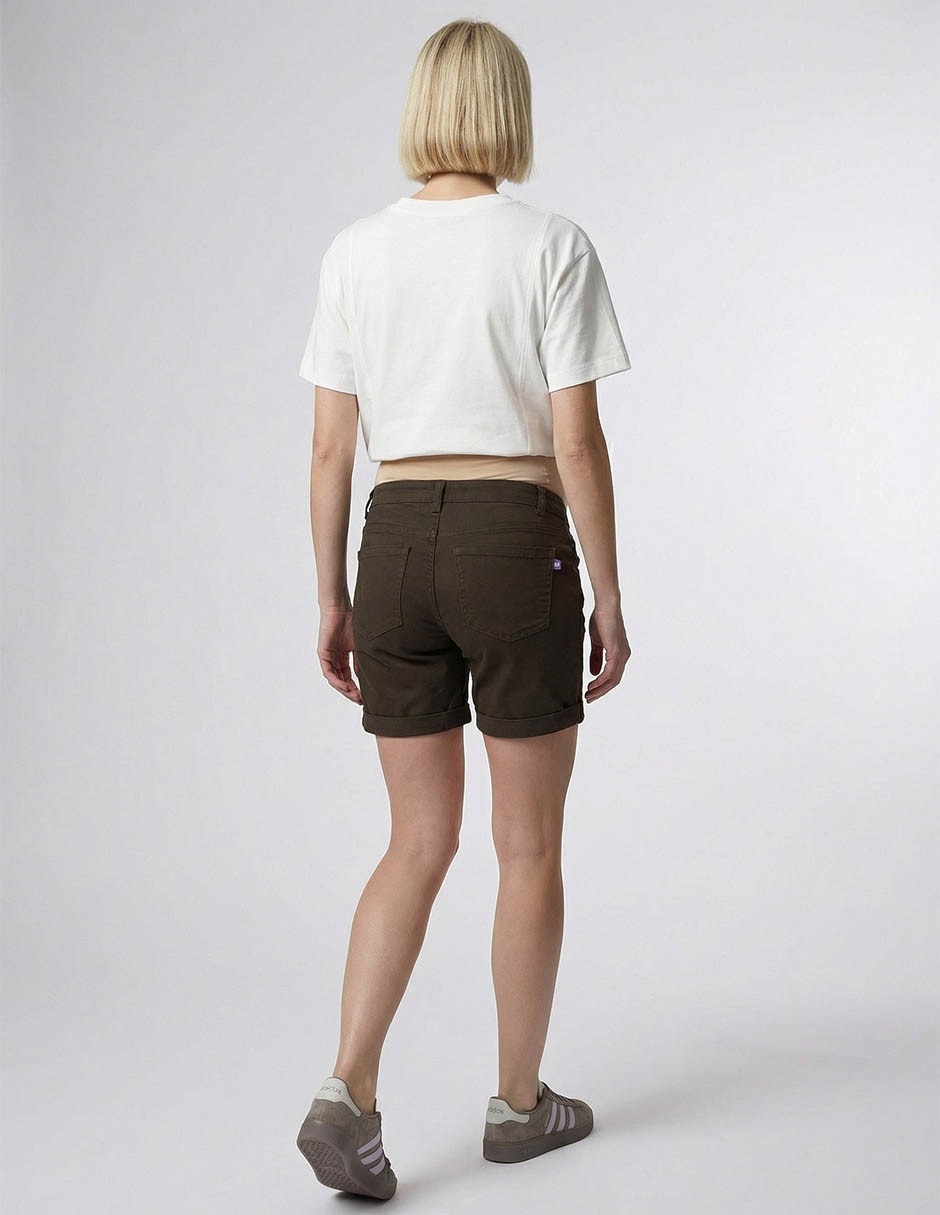 "short/bermuda maternidad" "de" gabardina 2