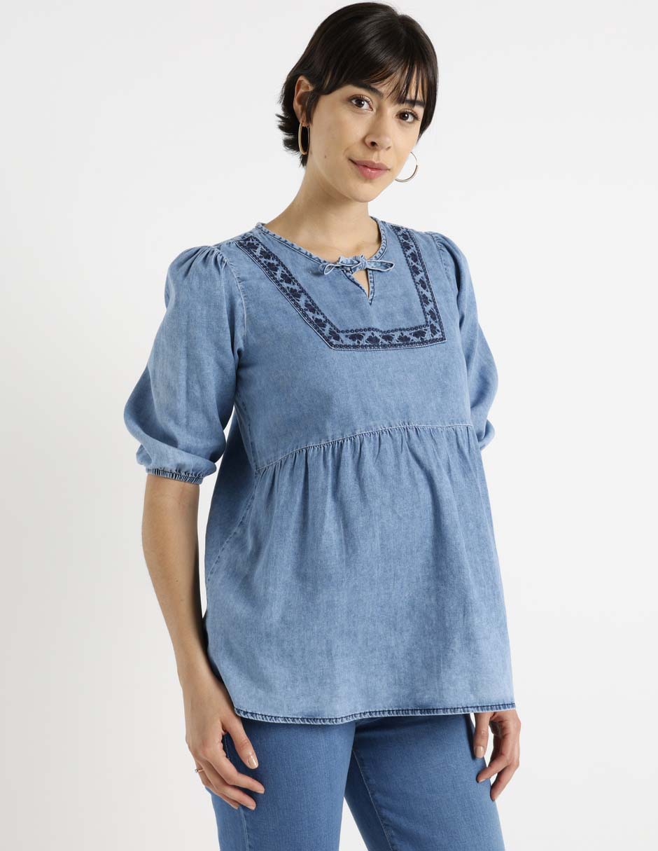 Blusa maternidad manga 3/4 Blusa maternidad manga 3/4