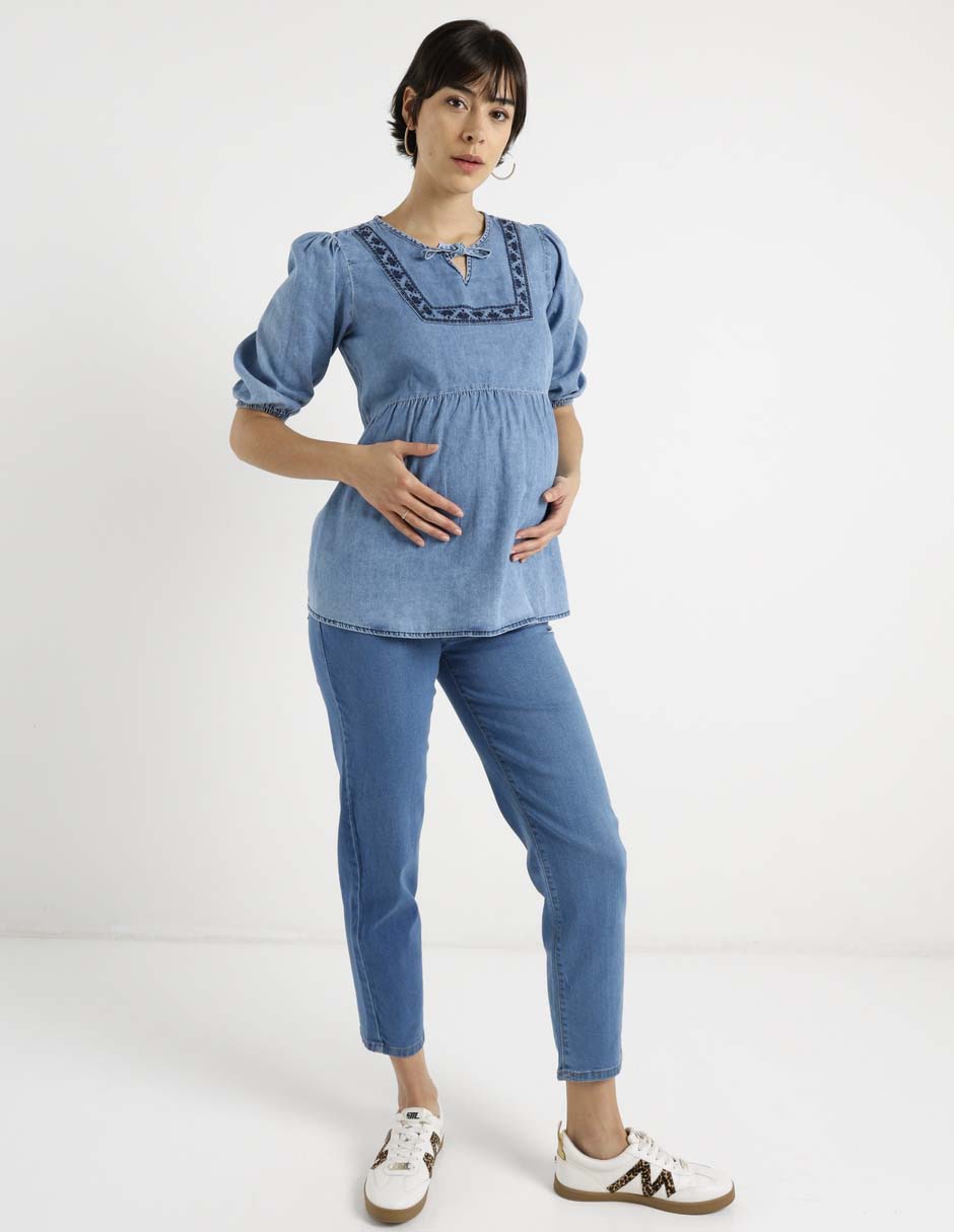 Blusa maternidad manga 3/4 3
