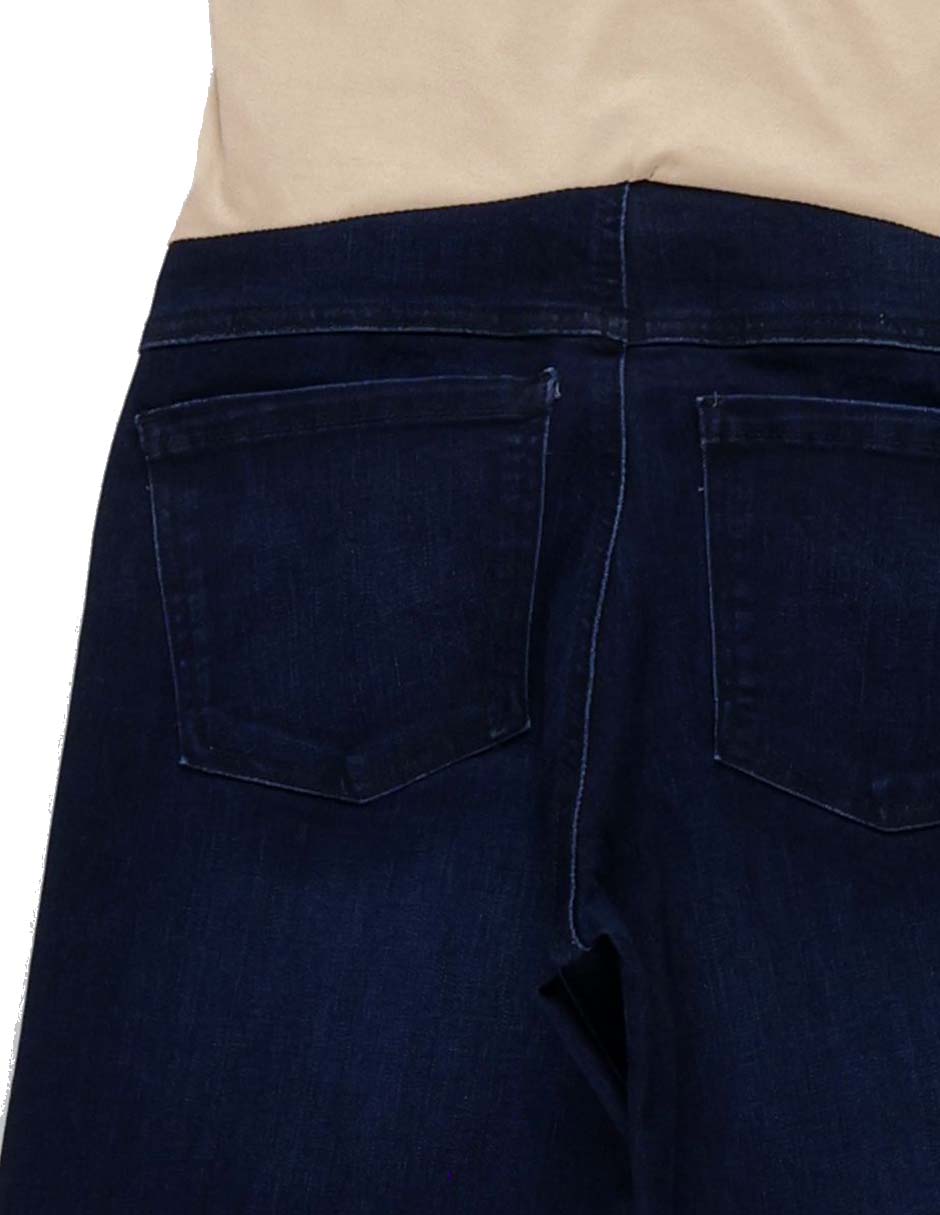 Jeans maternidad slim corte cintura 5