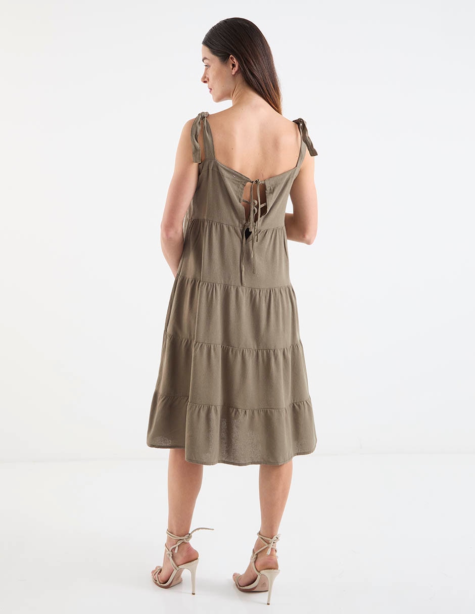 Vestido maternidad midi casual 6