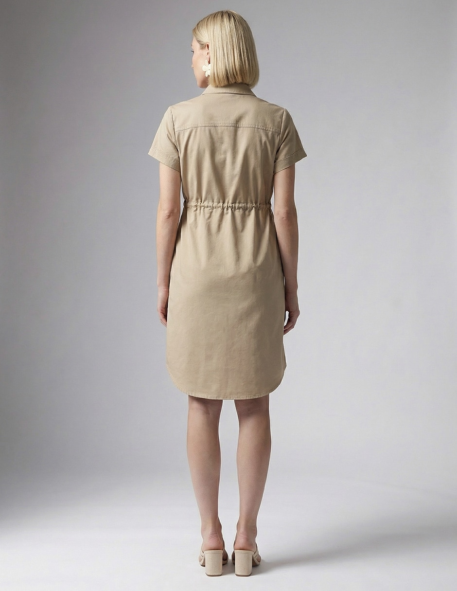 Vestido maternidad rodilla casual 6