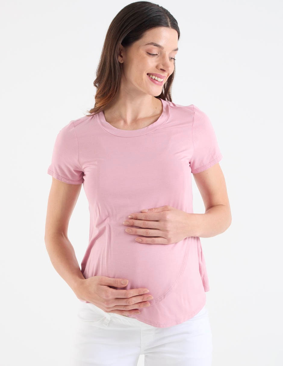 Blusa maternidad manga corta 5