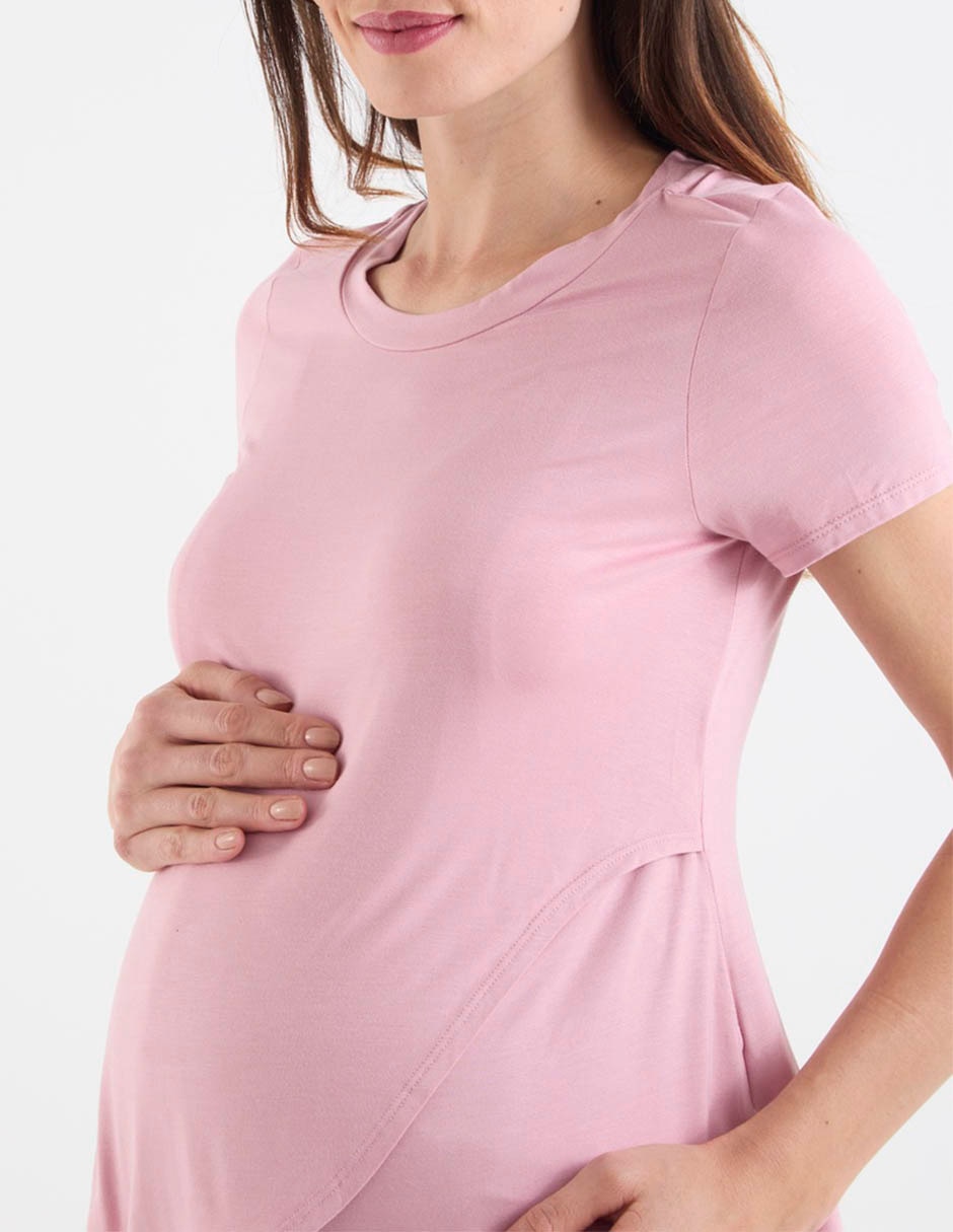 Blusa maternidad manga corta 8
