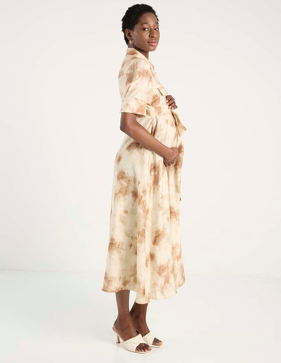 Vestido maternidad crop casual 3