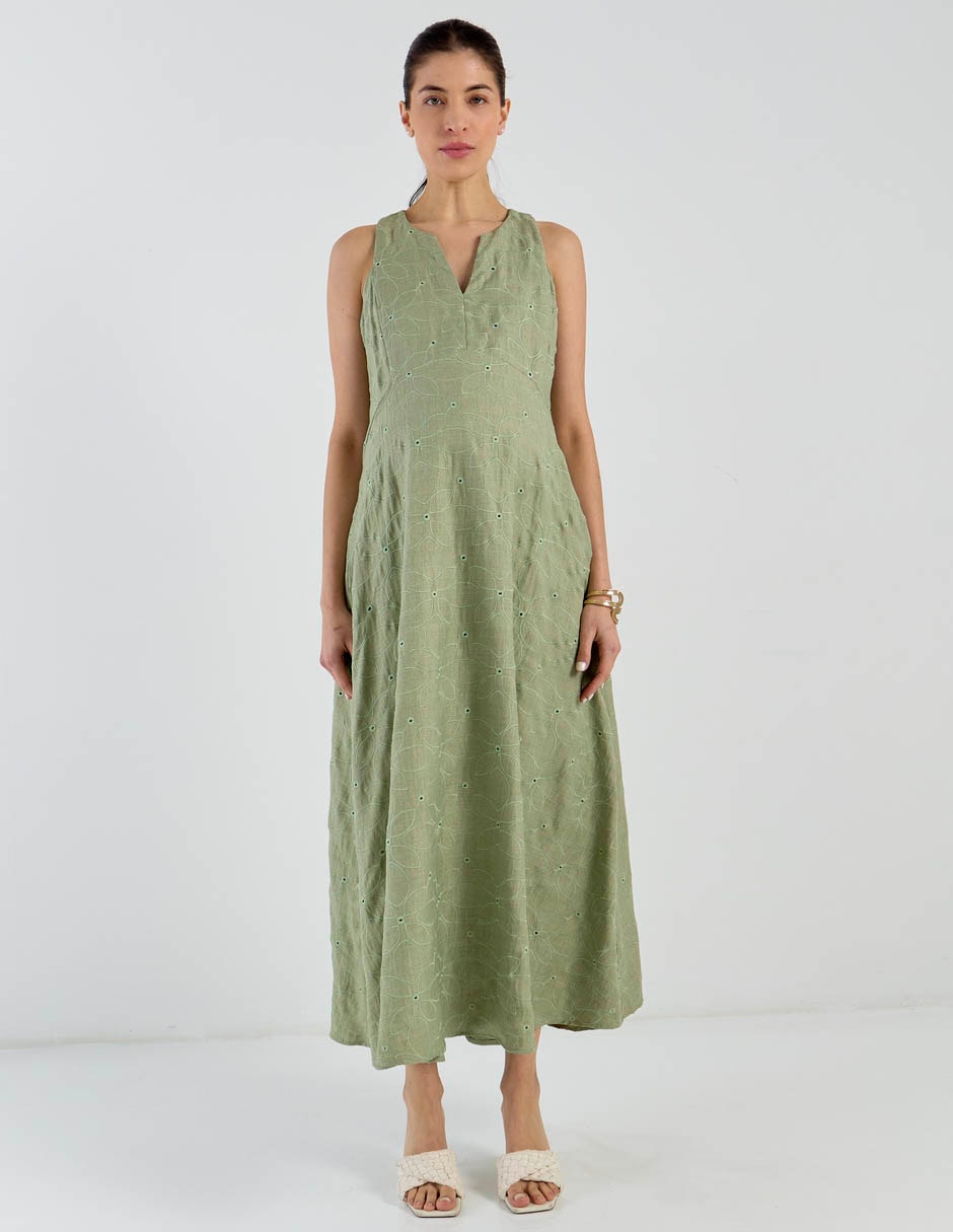 Vestido maternidad largo casual Expecting Essentials 2