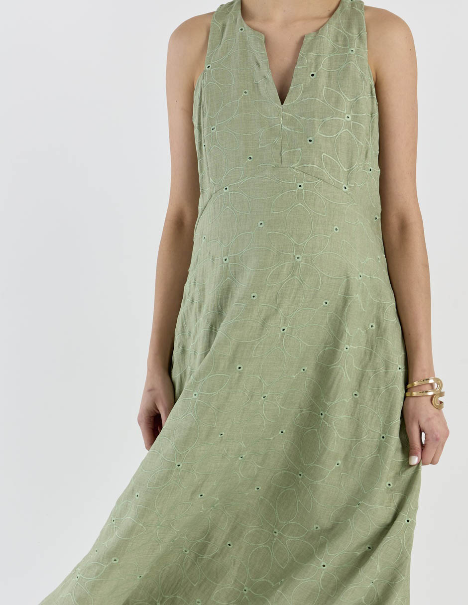 Vestido maternidad largo casual Expecting Essentials 5