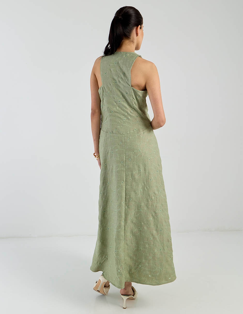 Vestido maternidad largo casual Expecting Essentials 6