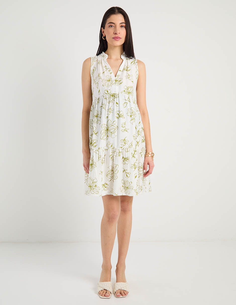 Vestido maternidad a la rodilla casual Expecting Essentials 2