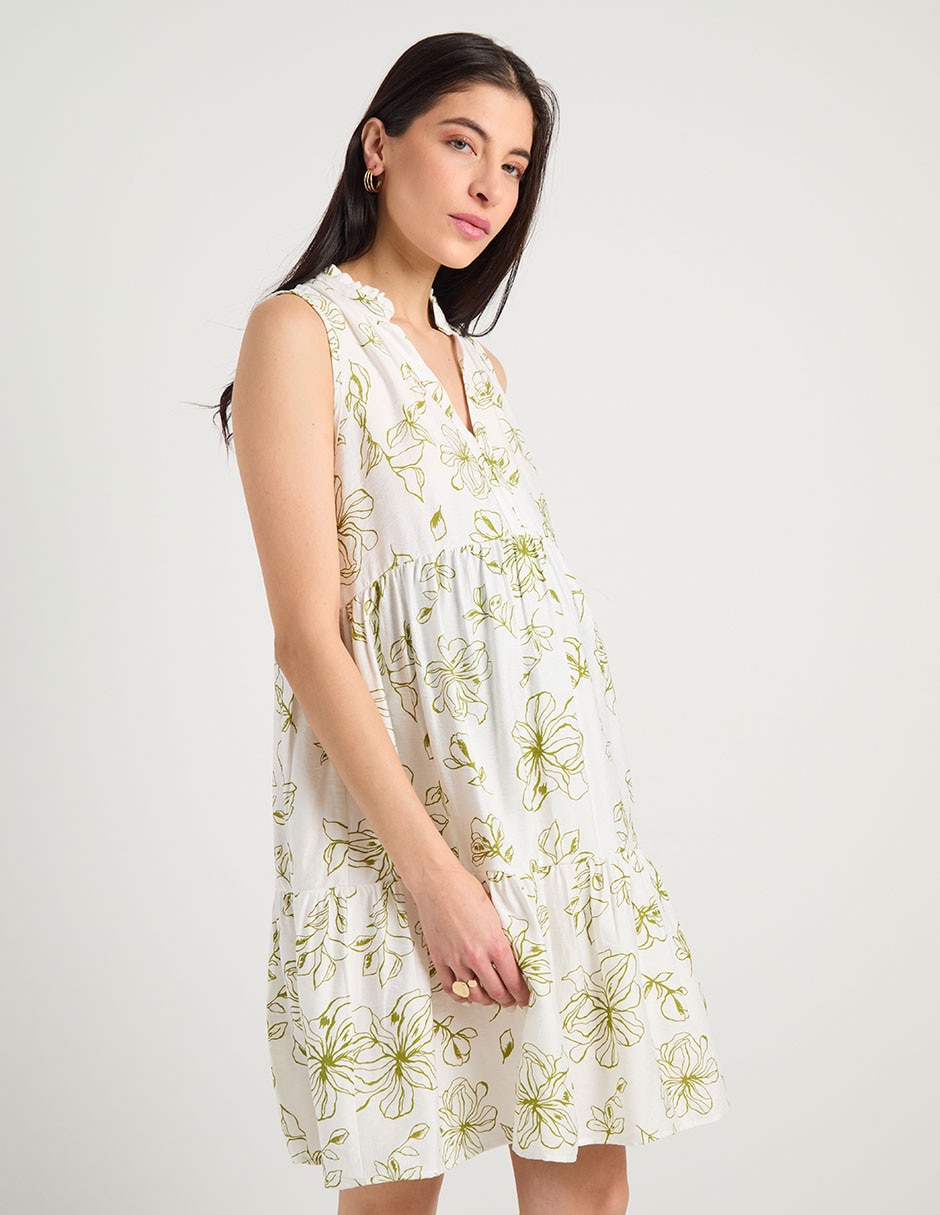 Vestido maternidad a la rodilla casual Expecting Essentials 5