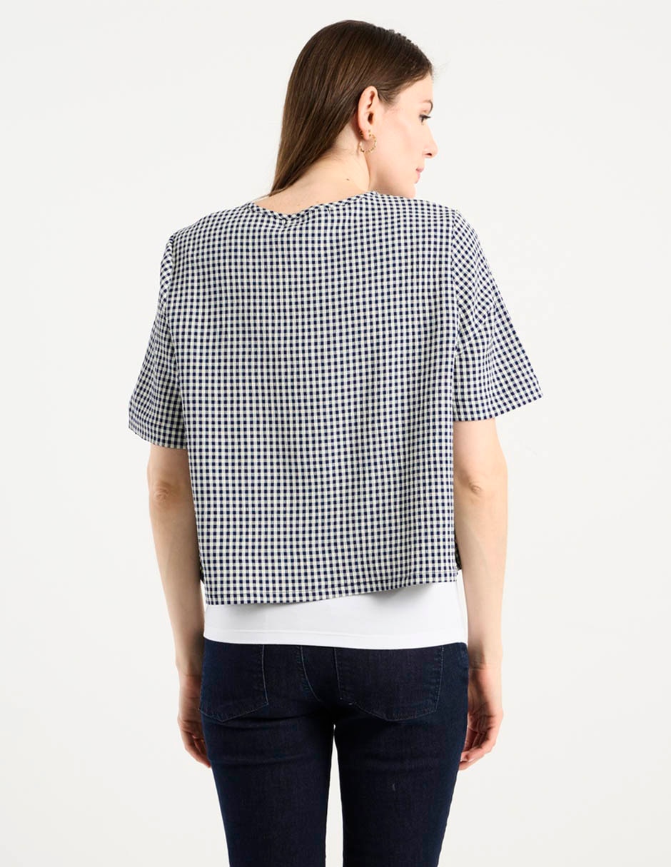 Blusa maternidad manga corta 6