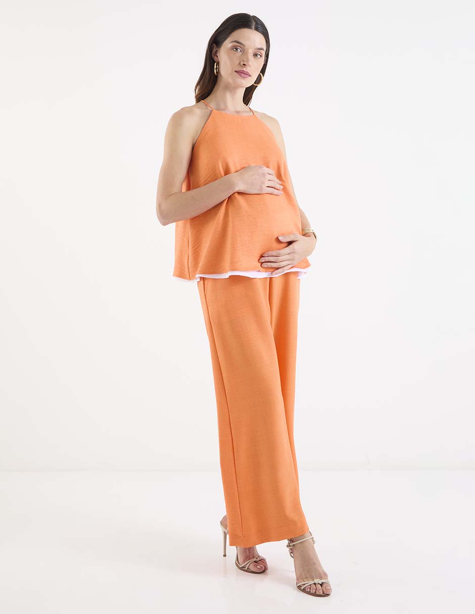 Pantalón maternidad amplio 11