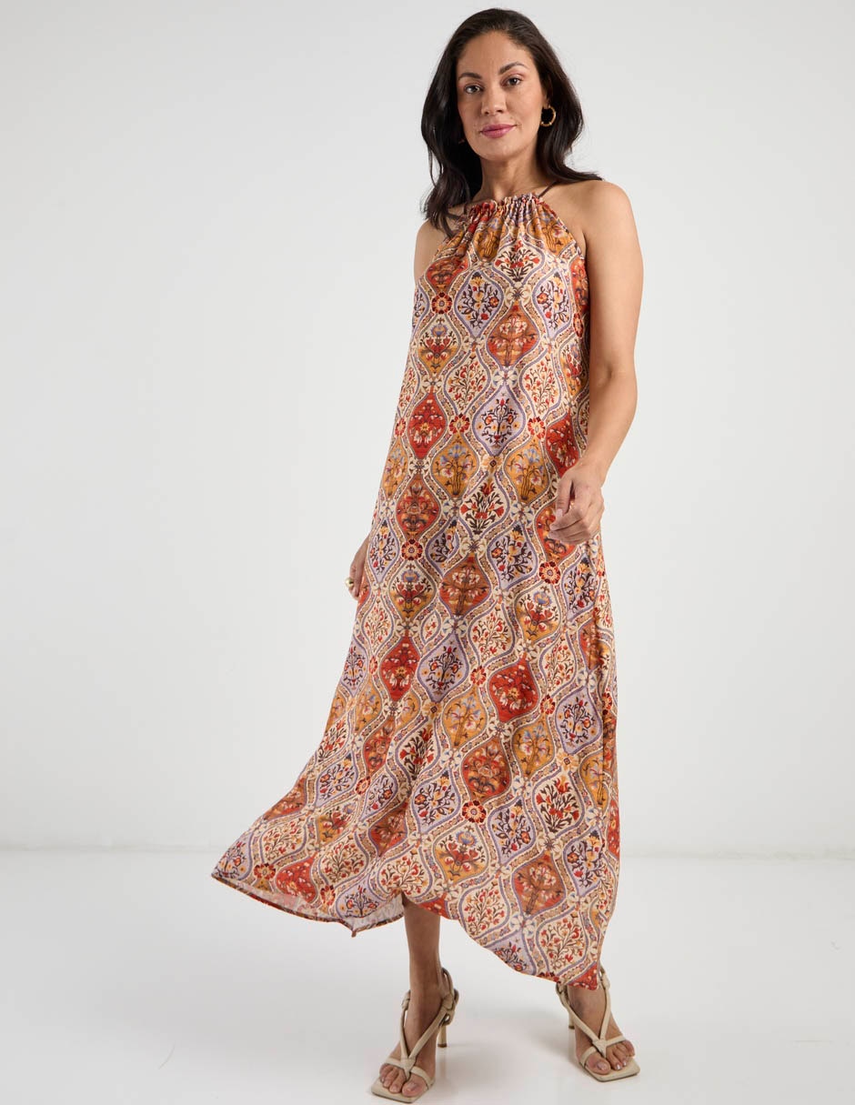 Vestido maternidad largo casual 2