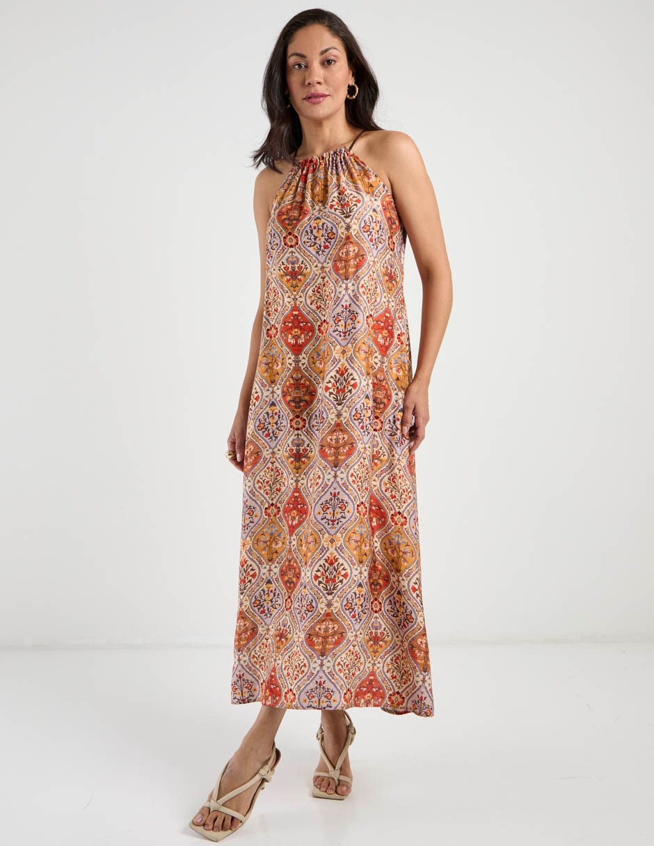 Vestido maternidad largo casual 3