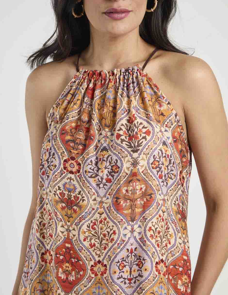 Vestido maternidad largo casual 4