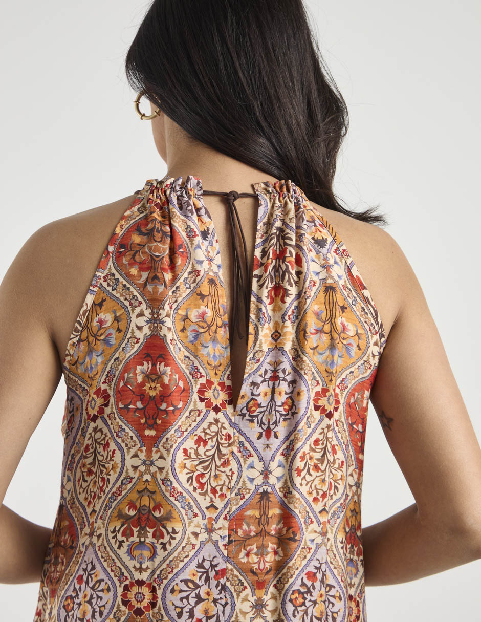 Vestido maternidad largo casual 6