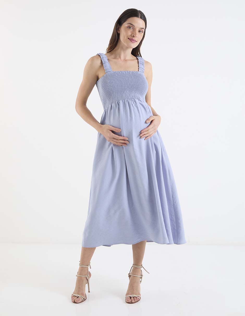 Vestido maternidad midi casual Vestido maternidad midi casual