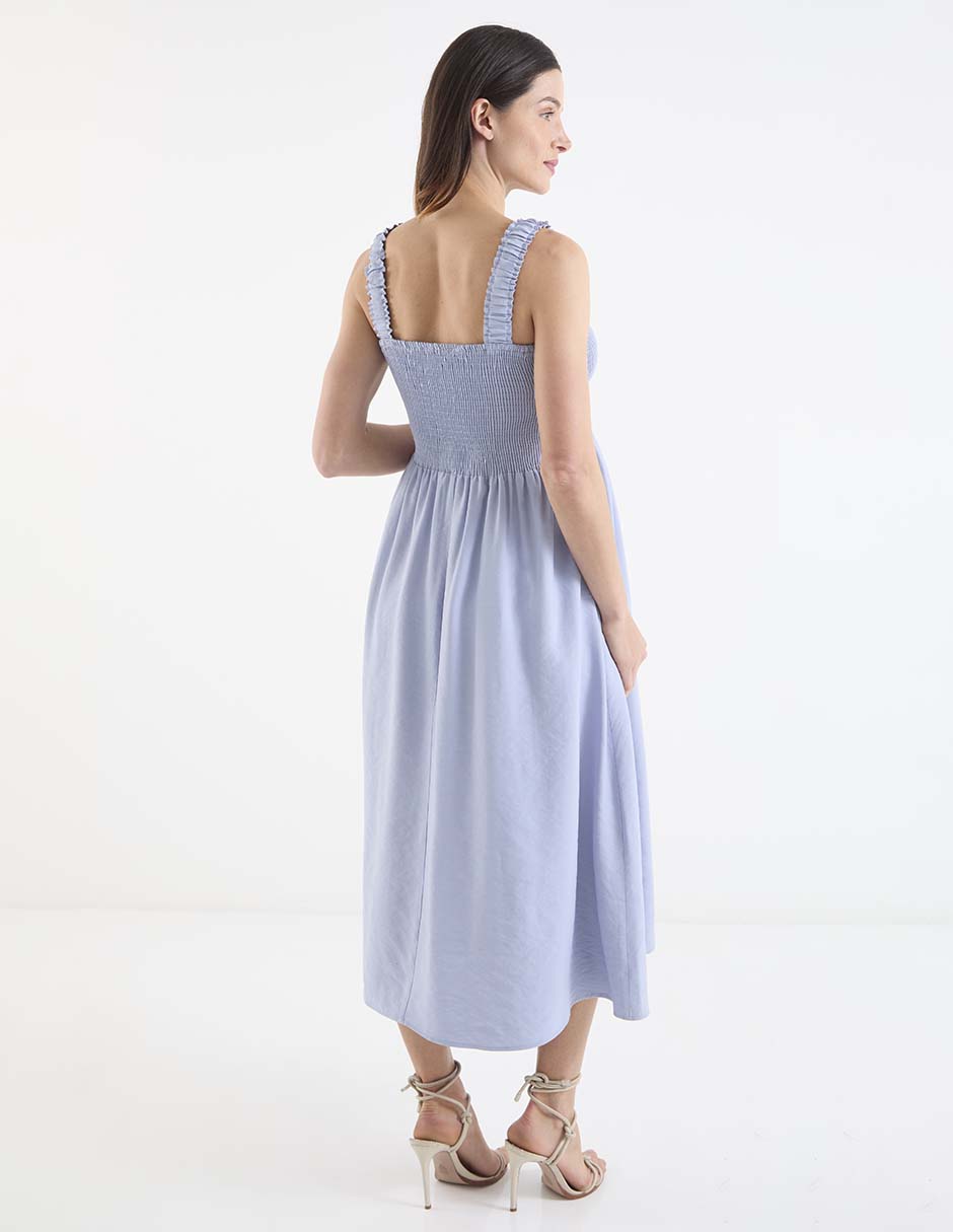 Vestido maternidad midi casual 7